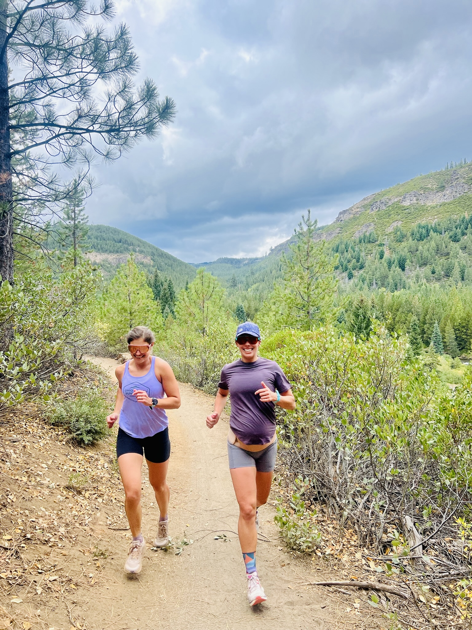 Running pregnant with Michaela