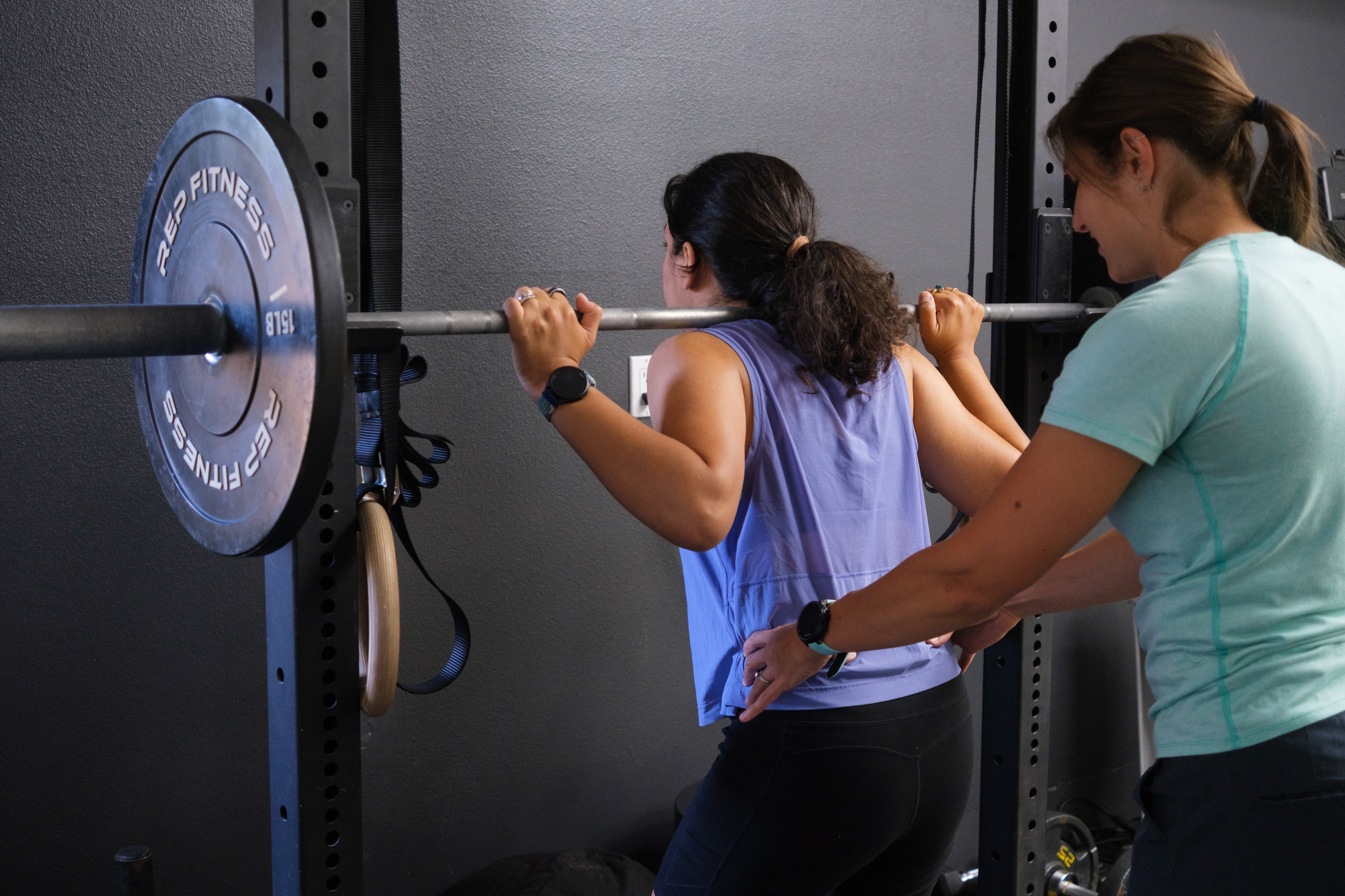 Michaela perfoming Physical Therapy
